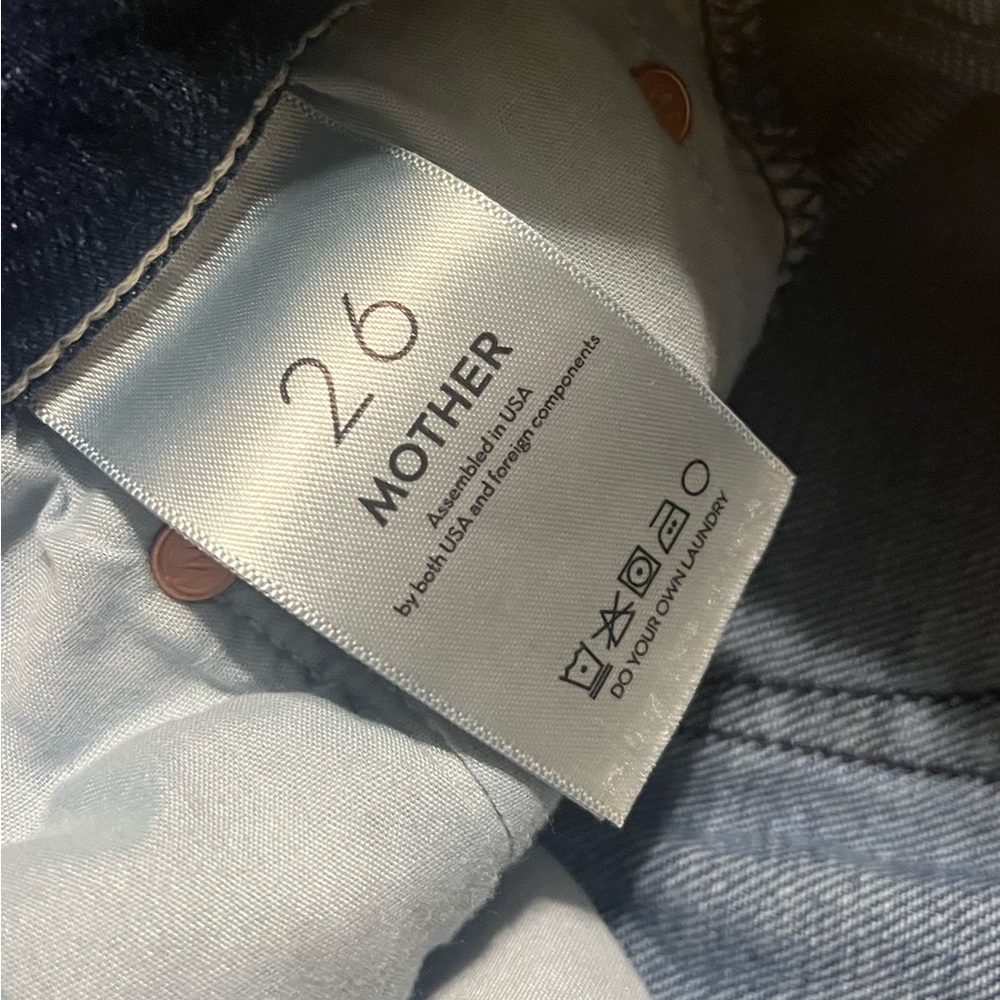 MOTHER Dark Blue Flare Jeans - Picture 4 of 4
